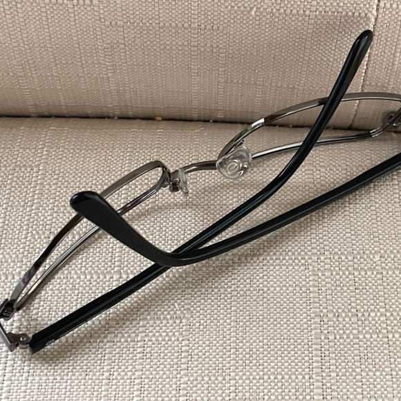 Sergio Tacchini Men Eyeglasses Gunmetal Tone Made in Itay Glasses Frame 56[]18 - Picture 8 of 12